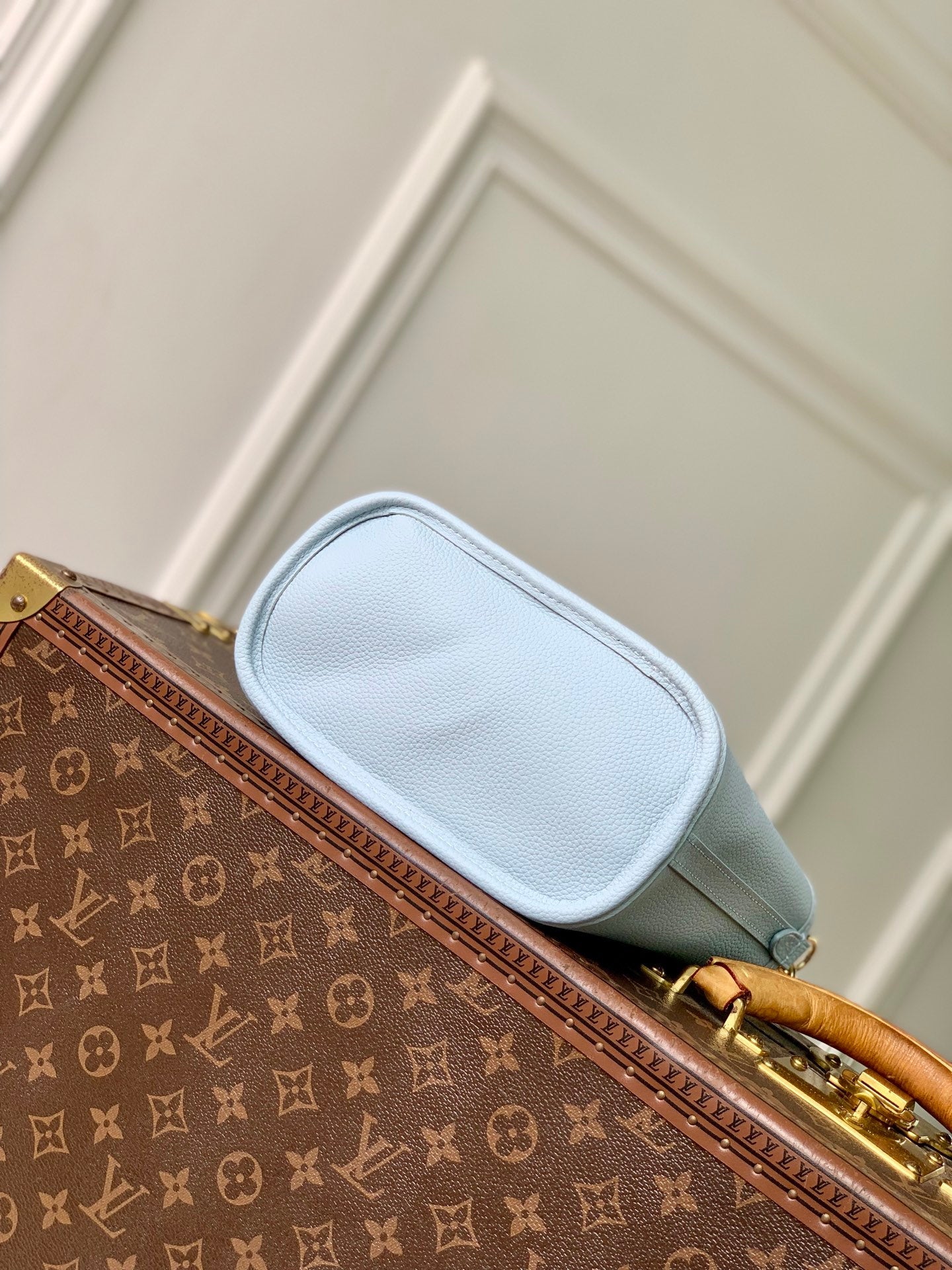 Louis Vuitton LV M28336 Neverfull Bandoulière Inside Out BB Bag Monogram Sky Blue - Default Title - View 12