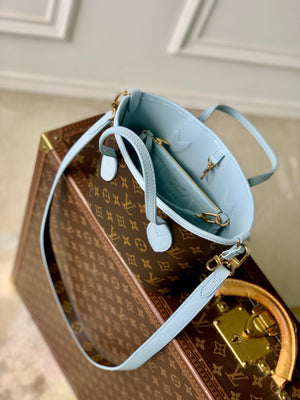 Louis Vuitton LV M28336 Neverfull Bandoulière Inside Out BB Bag Monogram Sky Blue - Default Title - View 9