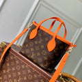 Louis Vuitton LV M28337 Neverfull Bandoulière Inside Out BB Bag Monogram Orange - Default Title - View 1