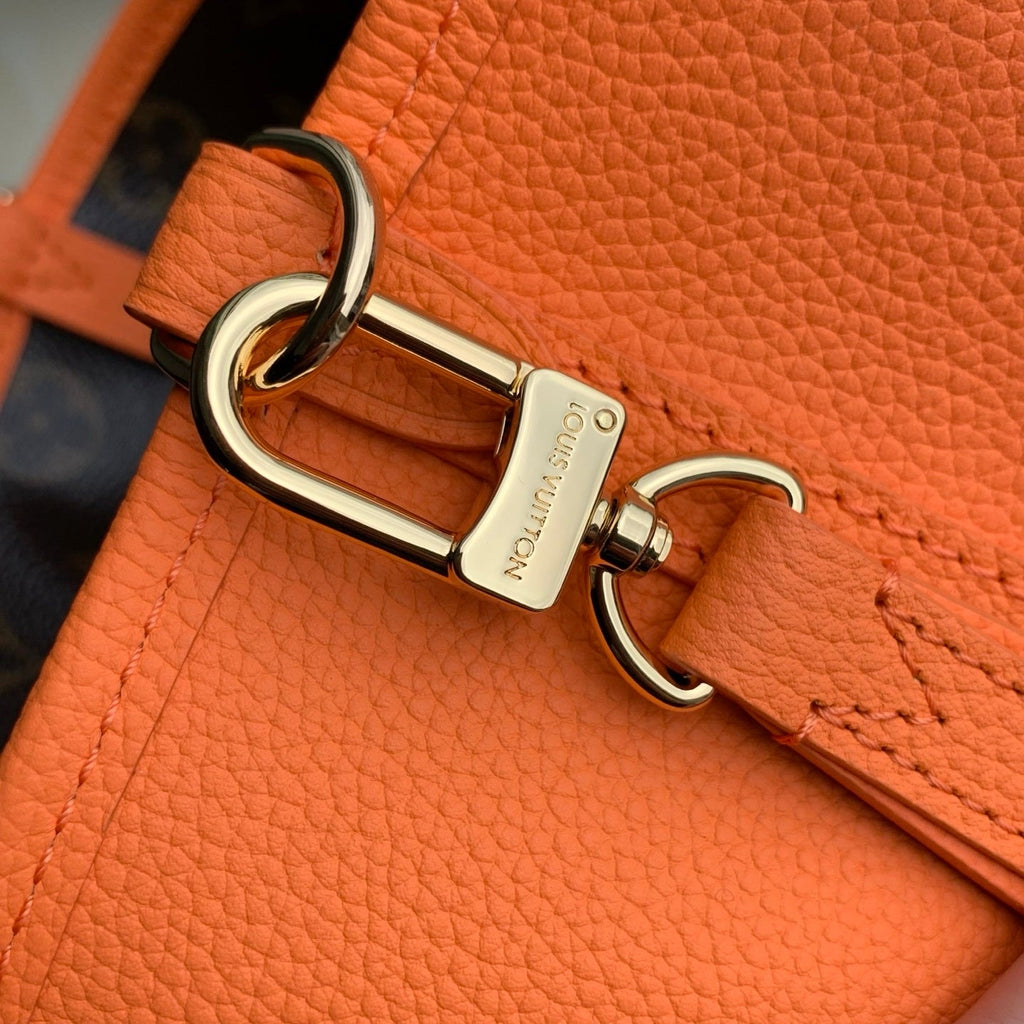 Louis Vuitton LV M28337 Neverfull Bandoulière Inside Out BB Bag Monogram Orange