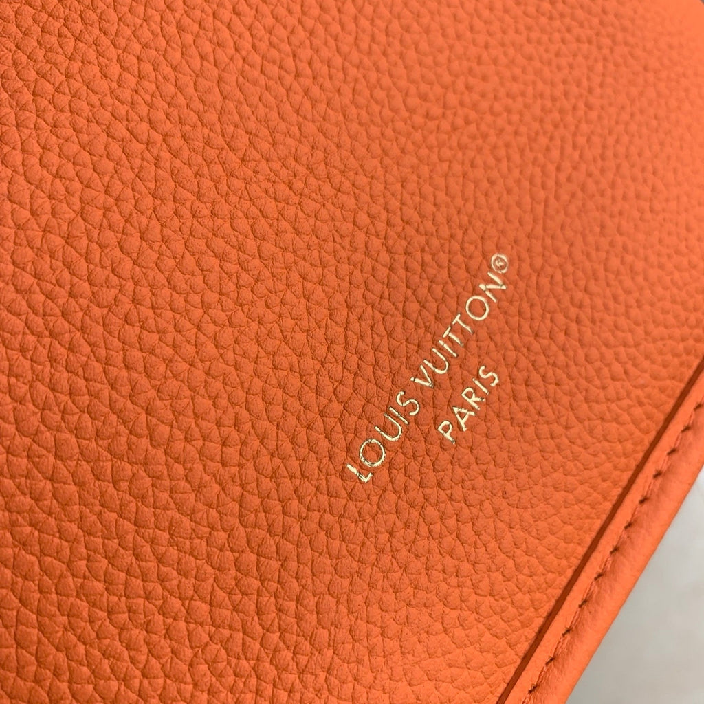Louis Vuitton LV M28337 Neverfull Bandoulière Inside Out BB Bag Monogram Orange