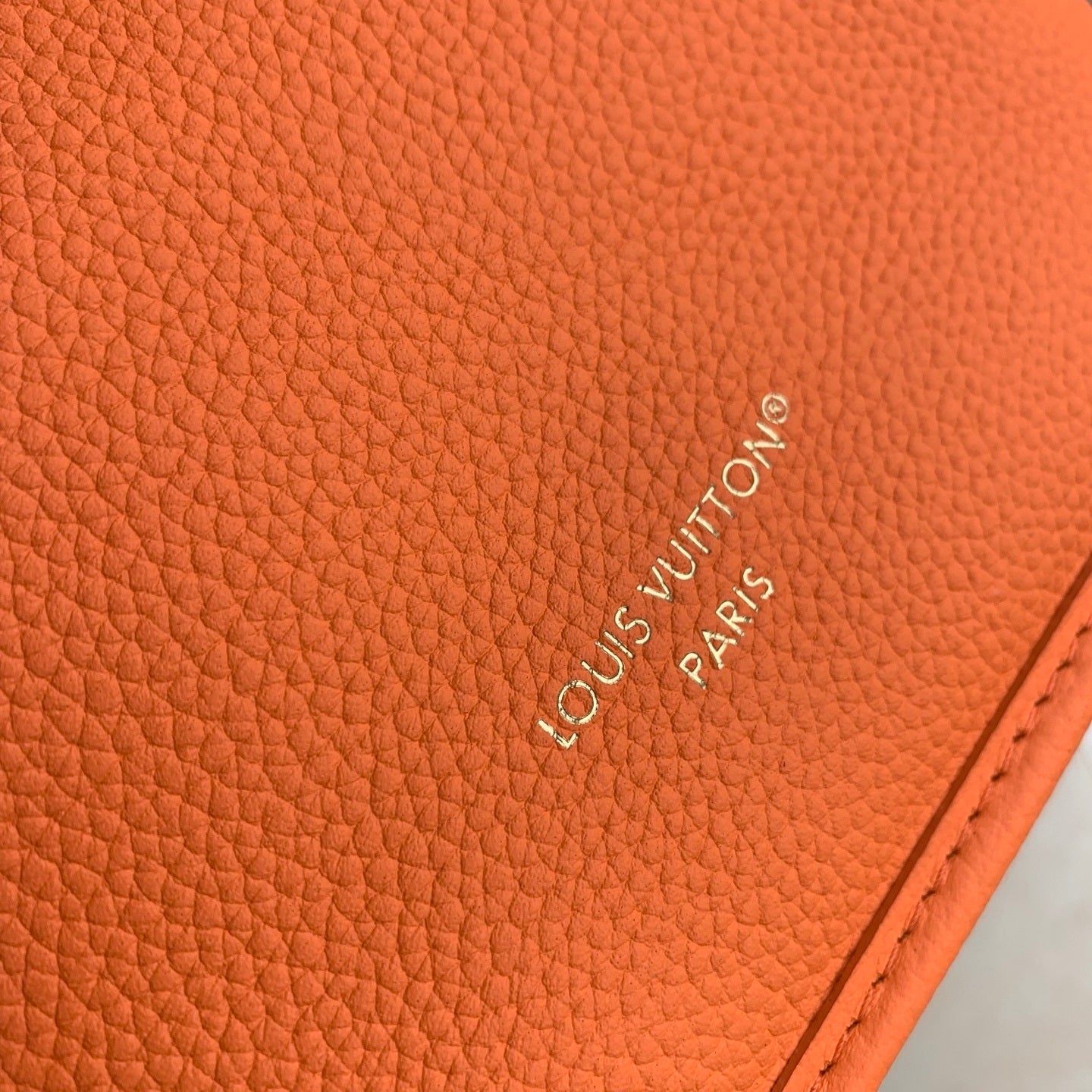 Louis Vuitton LV M28337 Neverfull Bandoulière Inside Out BB Bag Monogram Orange