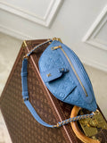 Louis Vuitton LV M28356 High Rise PM Bag Denim Blue