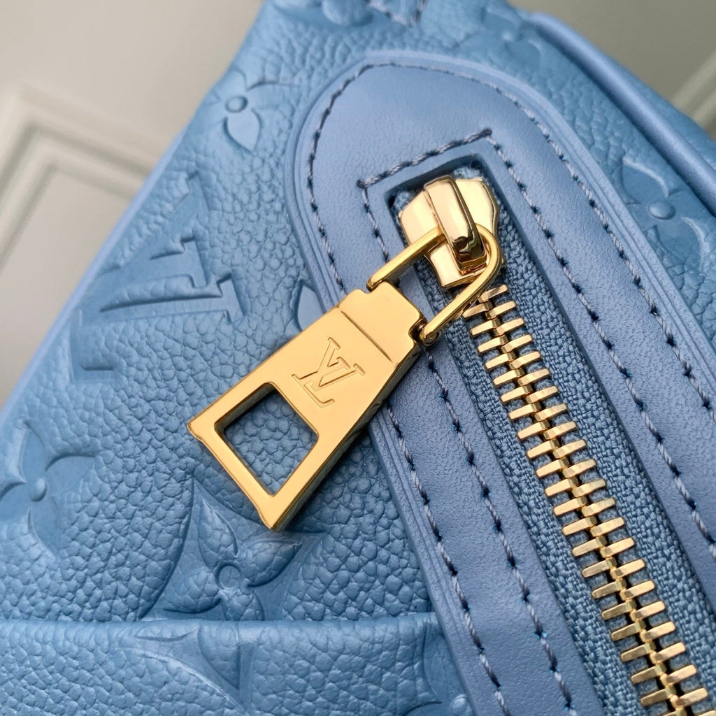 Louis Vuitton LV M28356 High Rise PM Bag Denim Blue