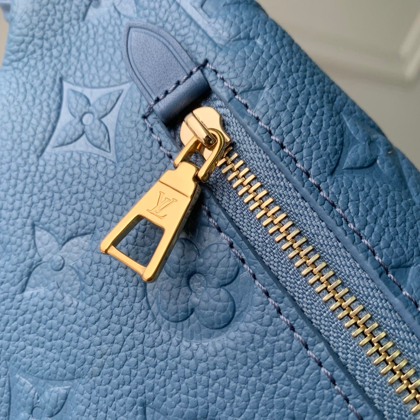 Louis Vuitton LV M28356 High Rise PM Bag Denim Blue