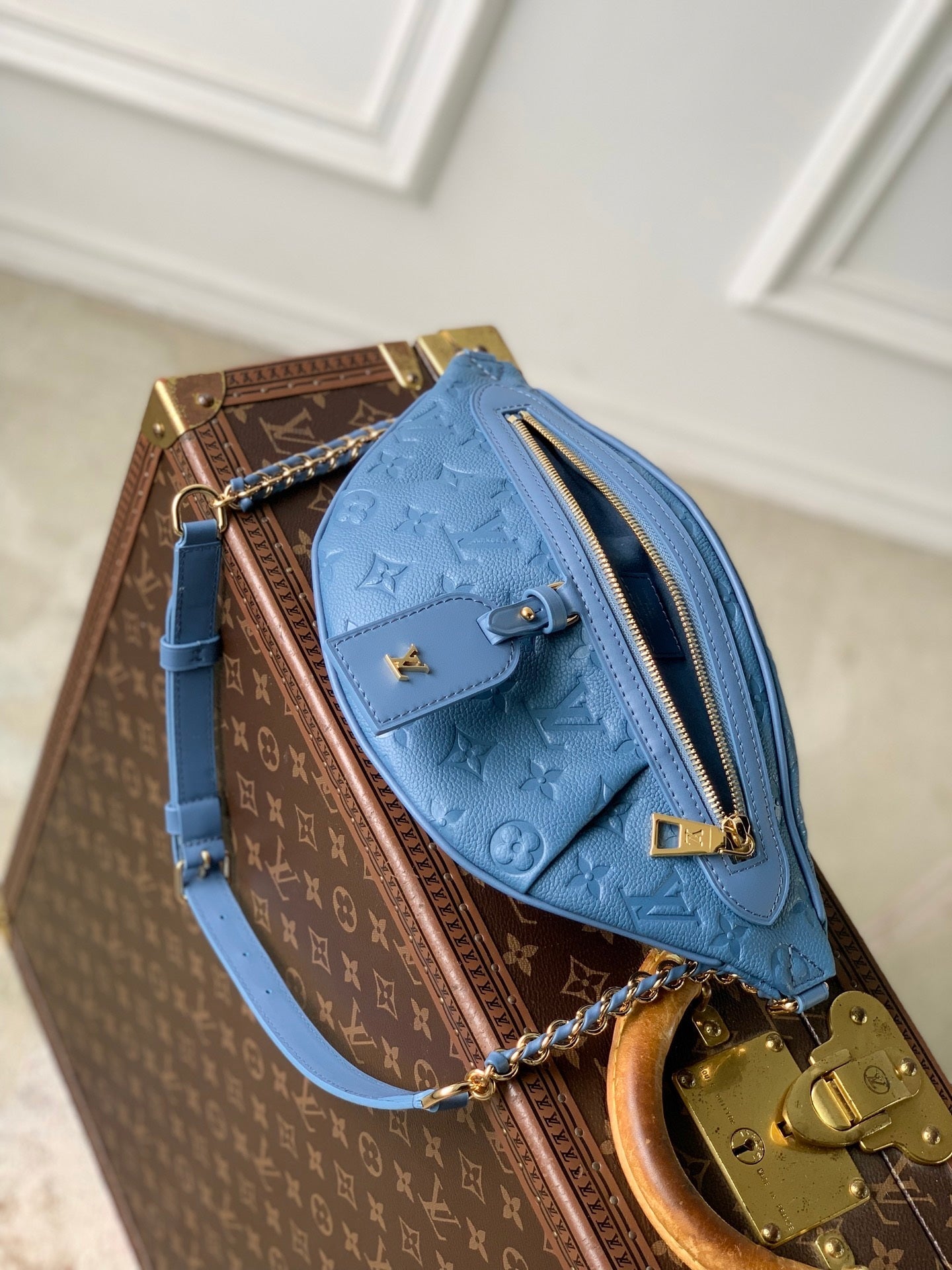 Louis Vuitton LV M28356 High Rise PM Bag Denim Blue - Default Title - View 7