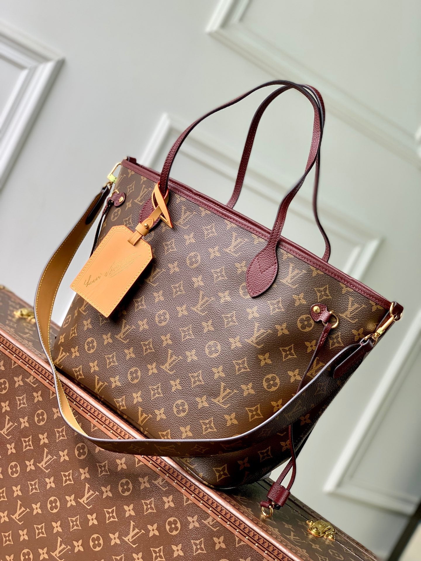 Louis Vuitton LV M28377 Neverfull Inside Out MM Bag