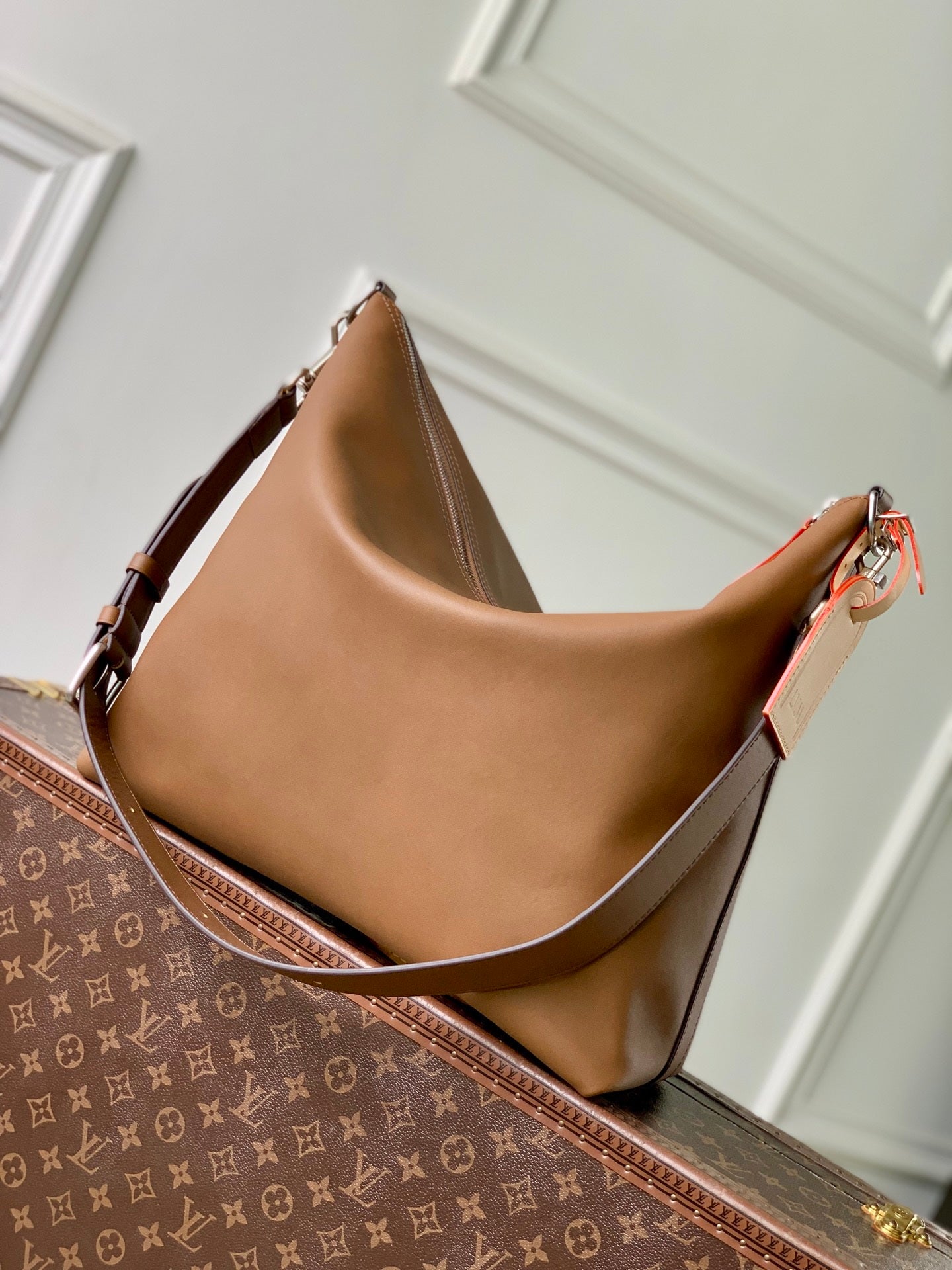 Louis Vuitton LV M28392 Vagabond Hobo Bag Caramel - Default Title - View 3