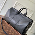 Louis Vuitton LV M28403 Keepall Bandouliere 45 Bag Black