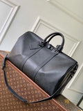 Louis Vuitton LV M28403 Keepall Bandouliere 45 Bag Black