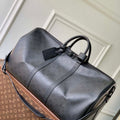 Louis Vuitton LV M28403 Keepall Bandouliere 55 Bag Black