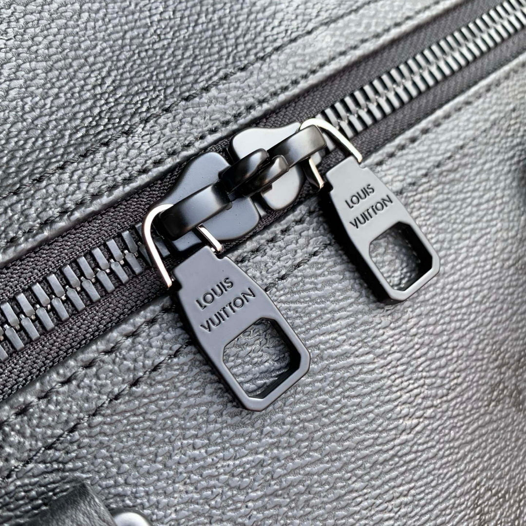 Louis Vuitton LV M28403 Keepall Bandouliere 55 Bag Black