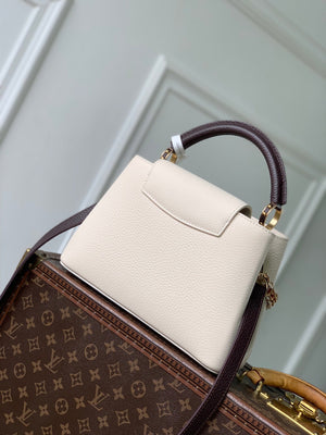 Louis Vuitton LV M28450 Capucines BB Bag Cream/Burnt Mahogany - Default Title - View 3
