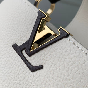 Louis Vuitton LV M28450 Capucines BB Bag Cream/Burnt Mahogany - Default Title - View 6