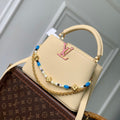 Louis Vuitton LV M28455 Capucines BB Bag Apricot