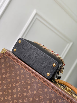 Louis Vuitton LV M28455 Capucines BB Bag Black - Default Title - View 5