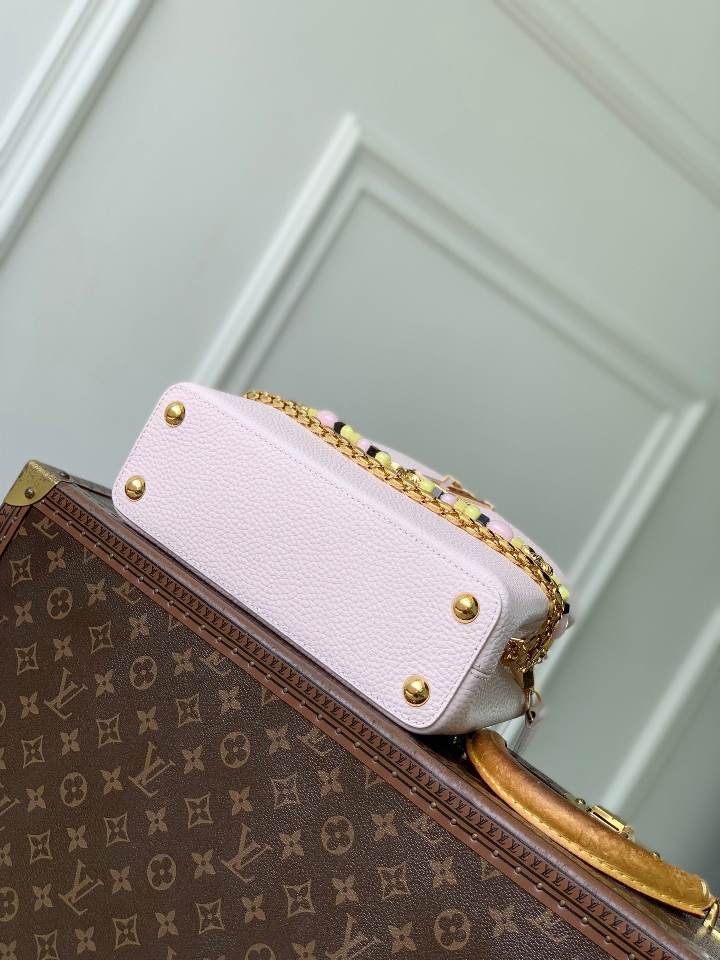 Louis Vuitton LV M28455 Capucines BB Bag Pink - Default Title - View 4