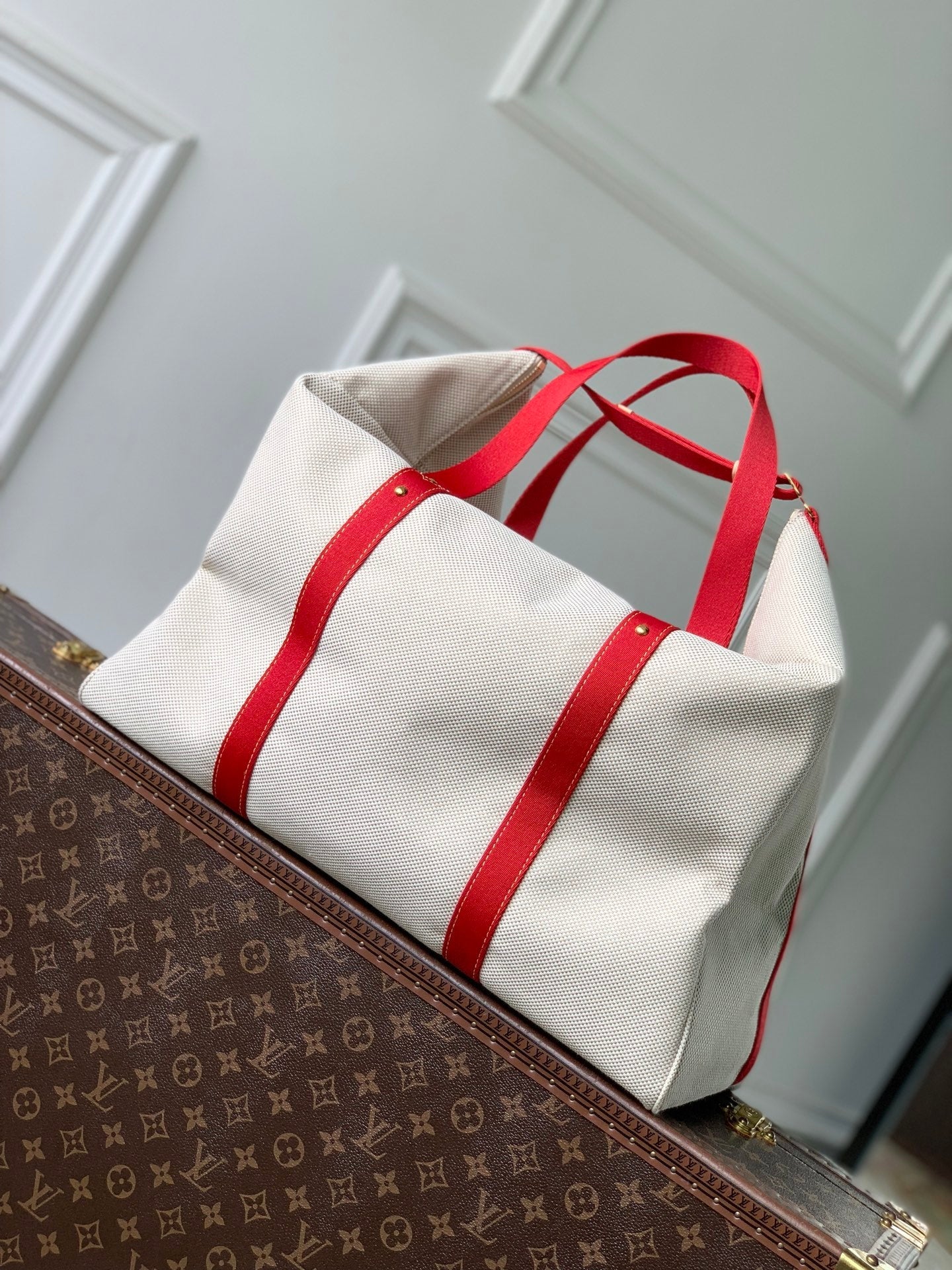 Louis Vuitton LV M28509 Side Voyageur Bag Lighthouse Red - Default Title - View 3