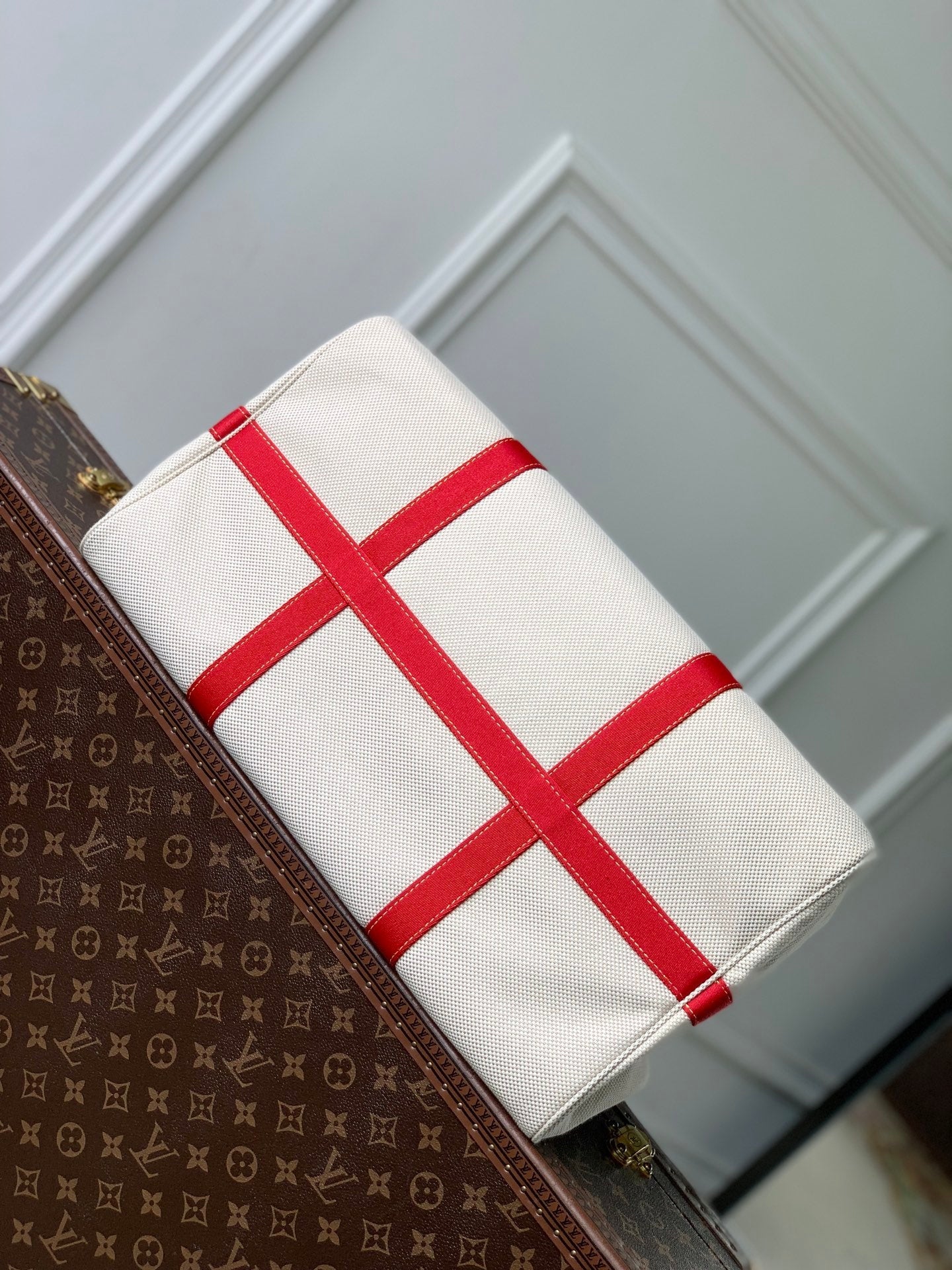 Louis Vuitton LV M28509 Side Voyageur Bag Lighthouse Red - Default Title - View 4