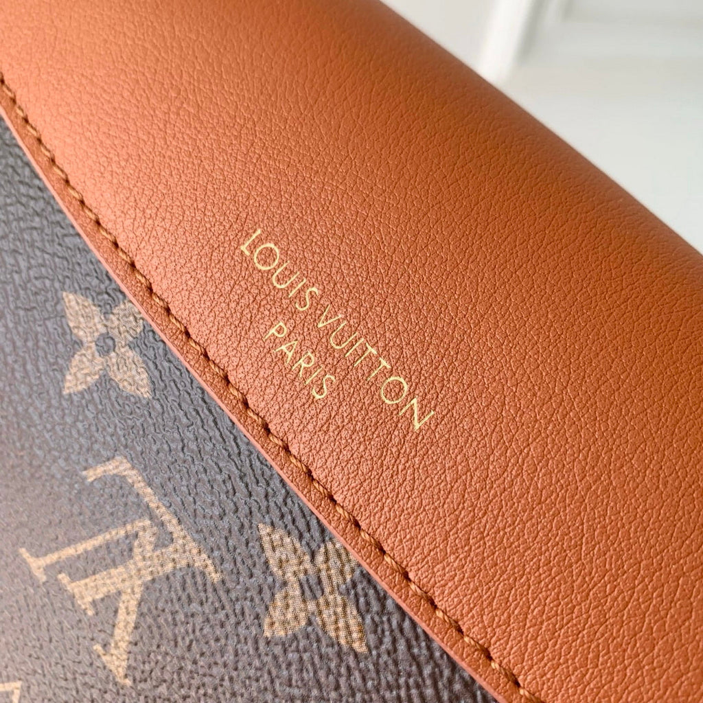 Louis Vuitton LV M28588 Madeleine BB Bag Monogram/Cognac Brown