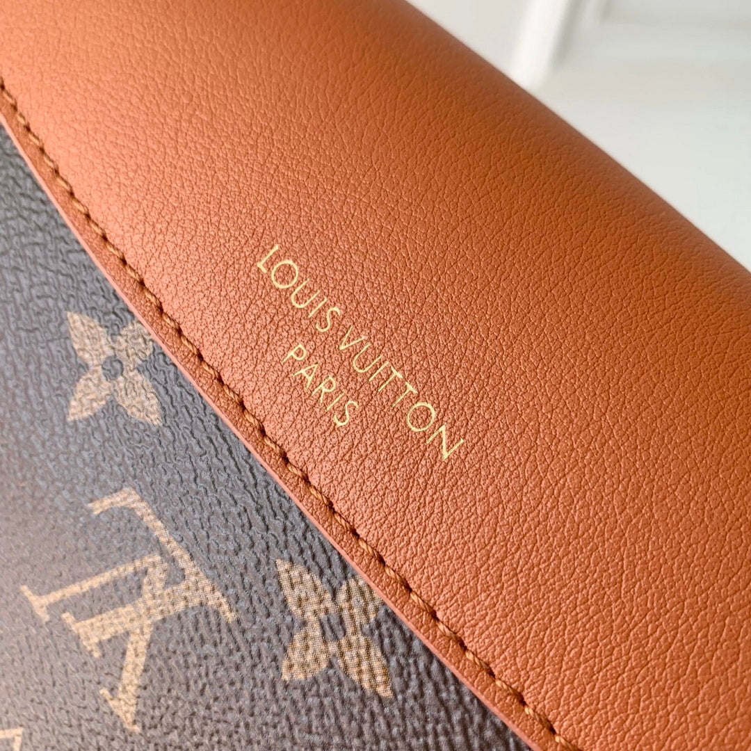 Louis Vuitton LV M28588 Madeleine BB Bag Monogram/Cognac Brown