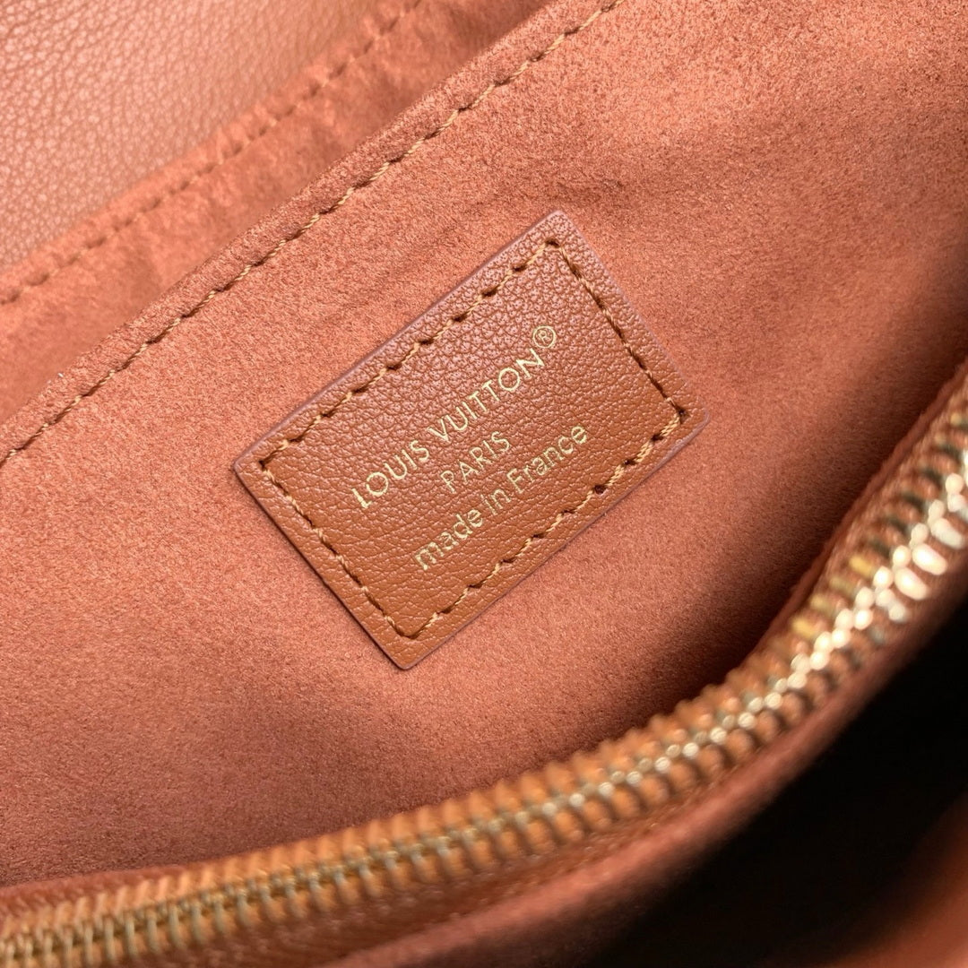 Louis Vuitton LV M28588 Madeleine BB Bag Monogram/Cognac Brown
