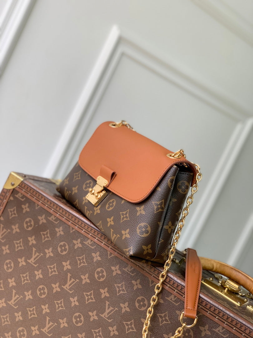 Louis Vuitton LV M28588 Madeleine BB Bag Monogram/Cognac Brown - Default Title - View 2