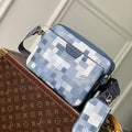 Louis Vuitton LV M28601 Trio Messenger Bag Indigo Blue - Default Title - View 1