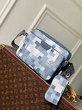 Louis Vuitton LV M28601 Trio Messenger Bag Indigo Blue