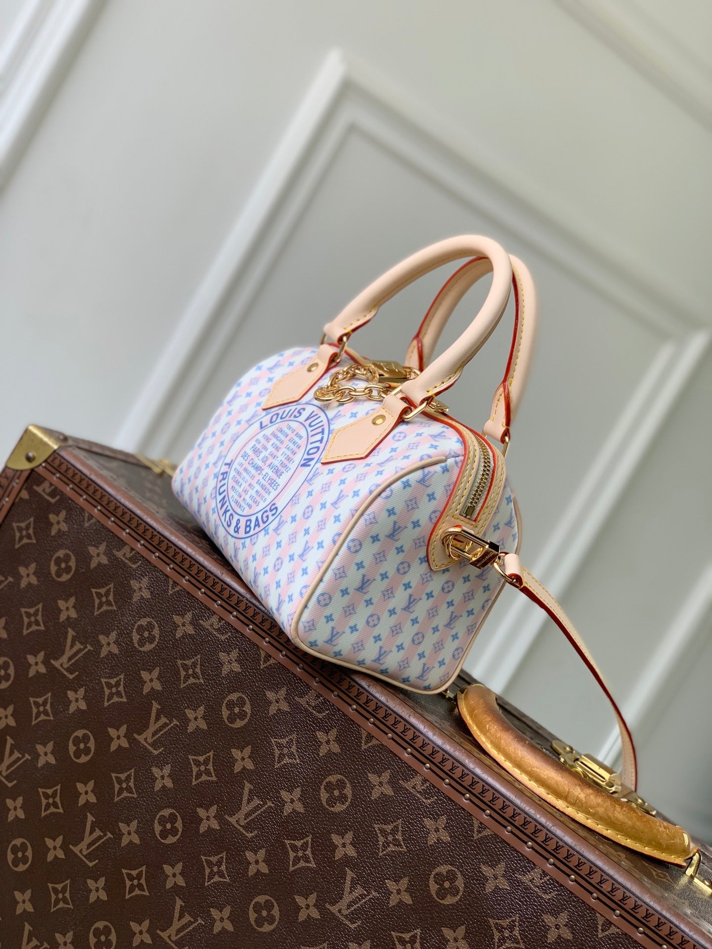 Louis Vuitton LV M28668 Speedy Bandoulière 20 Bag Blue - Default Title - View 2