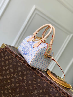 Louis Vuitton LV M28668 Speedy Bandoulière 20 Bag Blue - Default Title - View 2