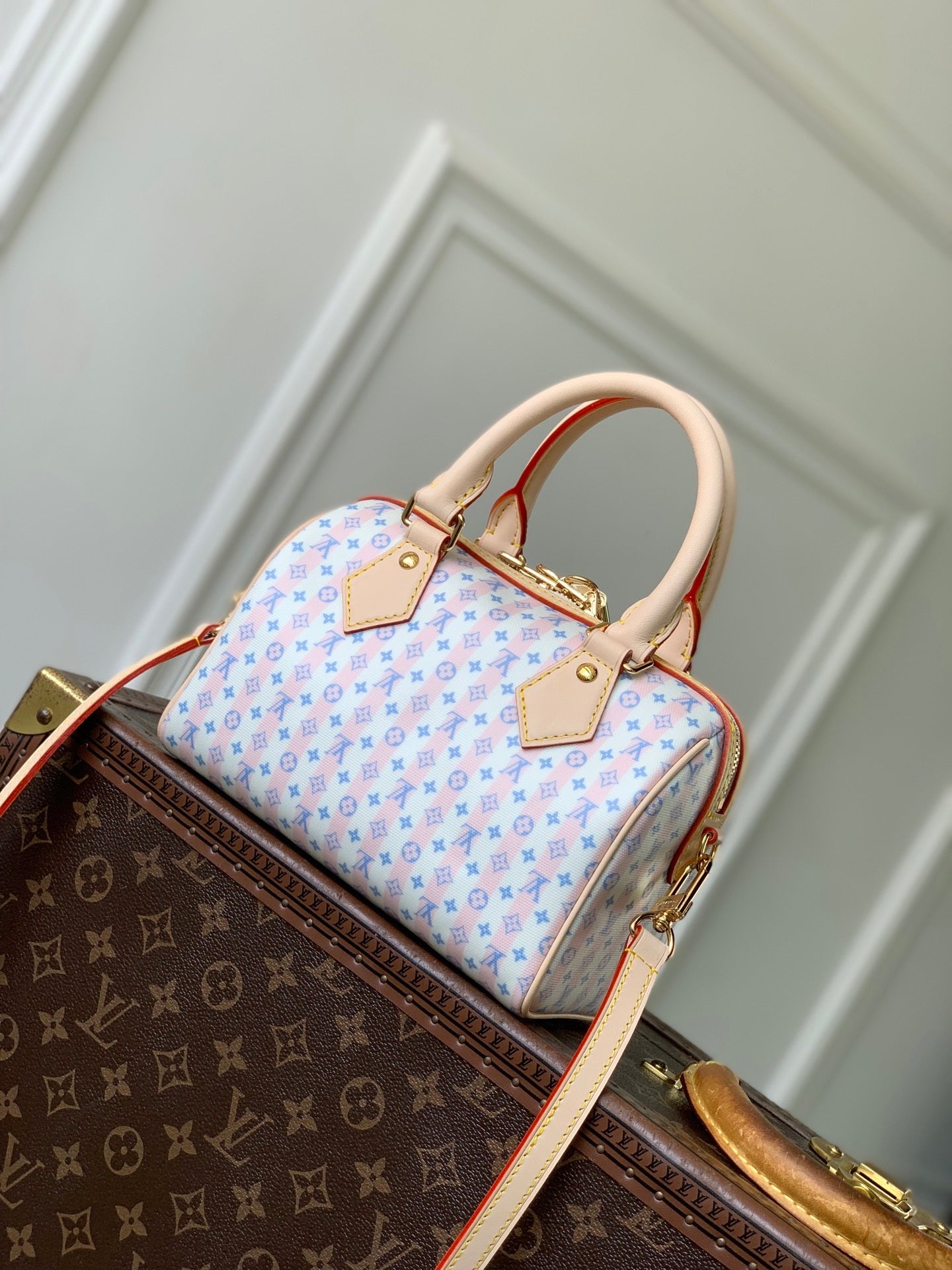 Louis Vuitton LV M28668 Speedy Bandoulière 20 Bag Blue - Default Title - View 3
