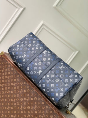 Louis Vuitton LV M28836 Keepall Bandoulière 50 Bag Navy Blue - Default Title - View 4