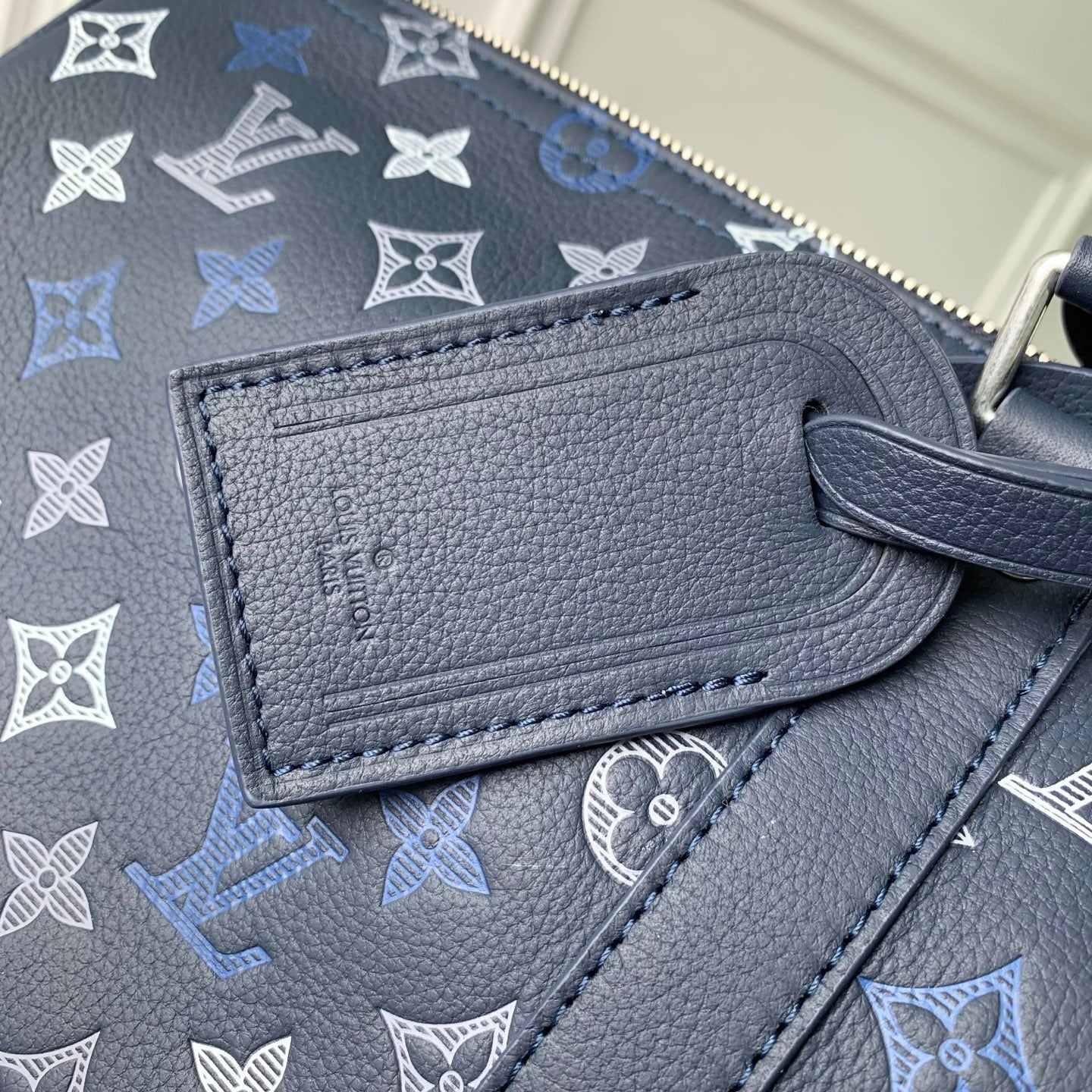 Louis Vuitton LV M28836 Keepall Bandoulière 50 Bag Navy Blue