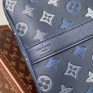 Louis Vuitton LV M28836 Keepall Bandoulière 50 Bag Navy Blue - Default Title - View 9