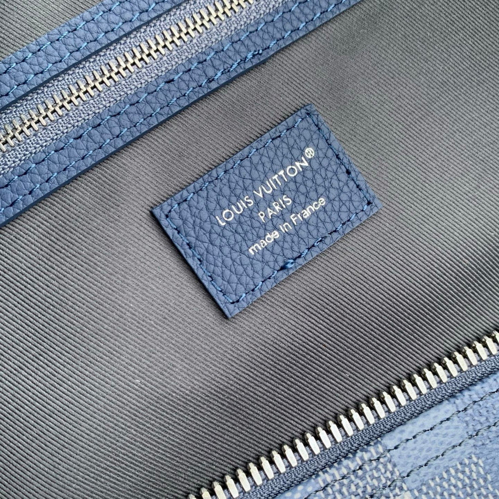 Louis Vuitton LV M28842 Keepall Bandoulière 50 Bag Denim Blue