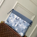 Louis Vuitton  LV M28846 Pochette Voyage Souple Denim Blue - Default Title - View 1