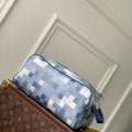 Louis Vuitton  LV M28847 Dopp Kit Bag Denim Blue - Default Title - View 1