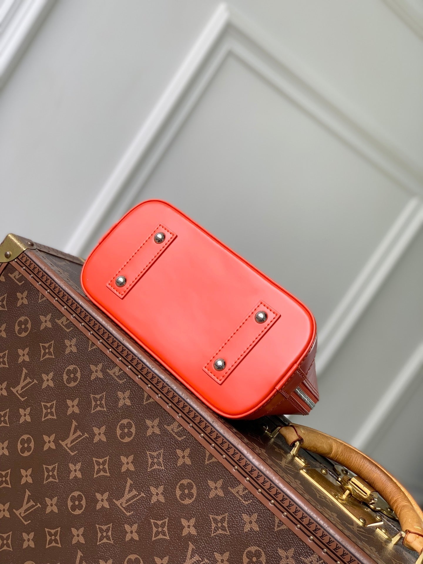Louis Vuitton LV M28903 Alma BB Bag Orange California - Default Title - View 4