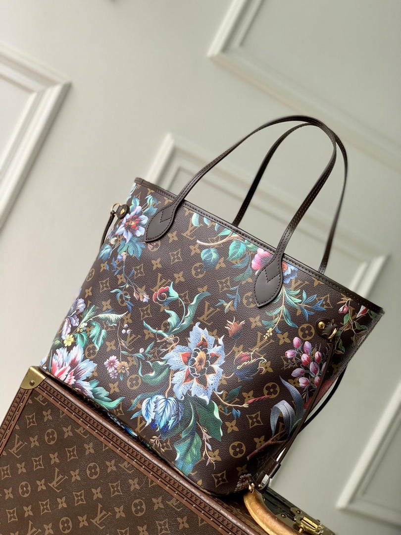 Louis Vuitton LV M28918 Neverfull MM Handbag Other Monogram Canvas