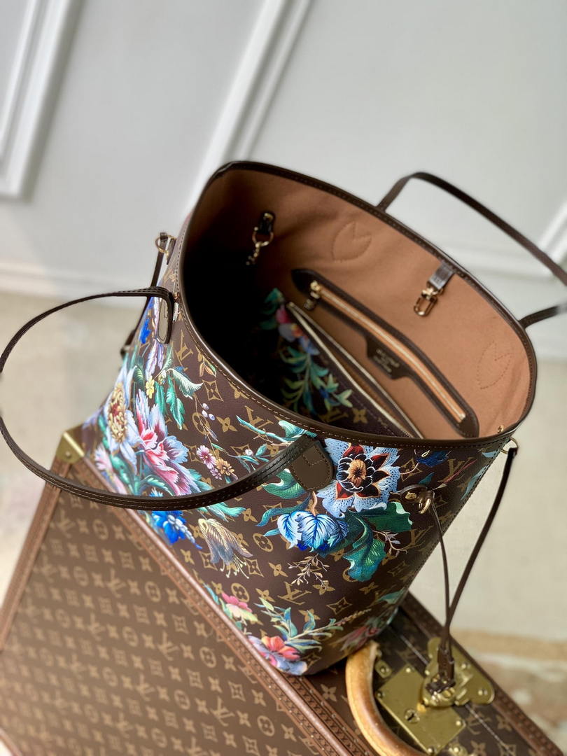Louis Vuitton LV M28918 Neverfull MM Handbag Other Monogram Canvas