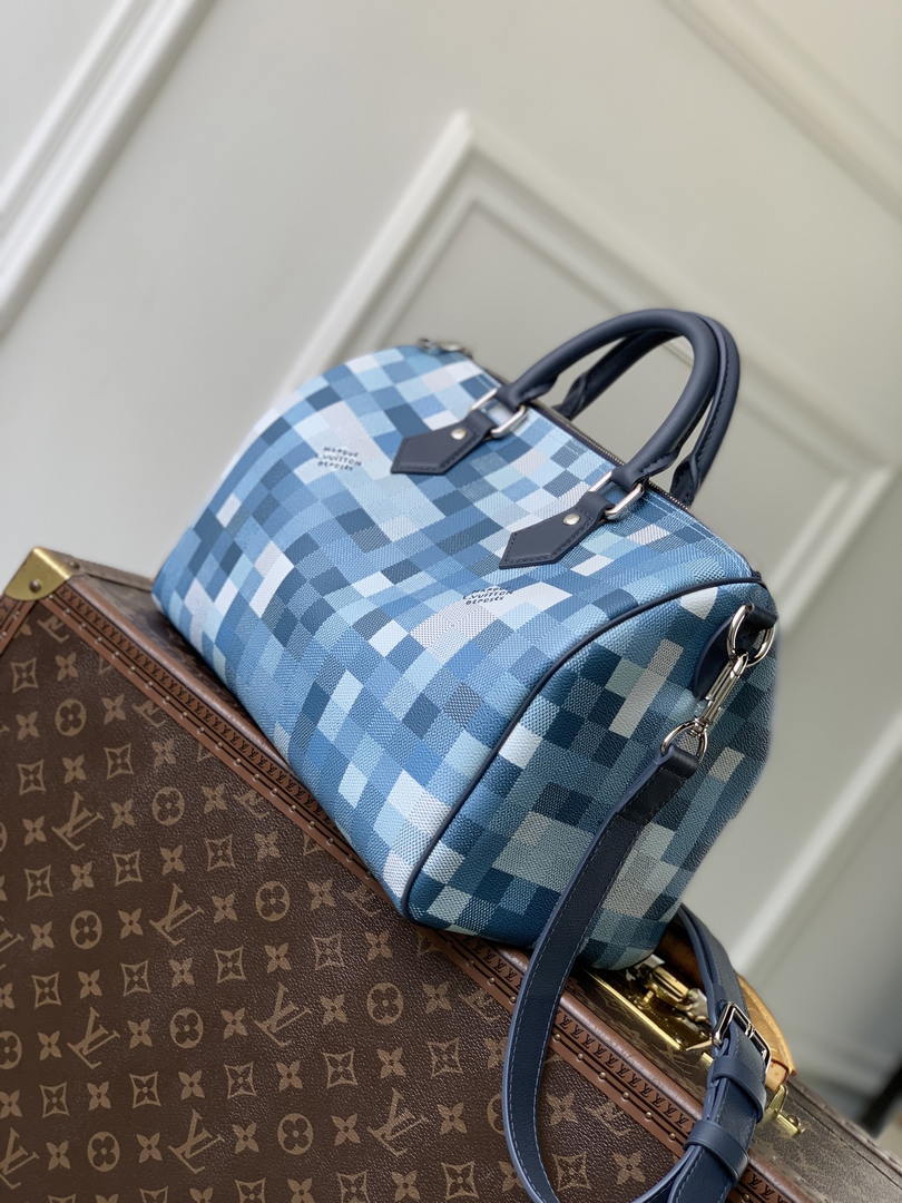 Louis Vuitton  LV M28978 Speedy 30  Bandoulière  Bag  Blue - Default Title - View 2