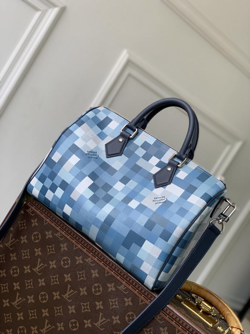 Louis Vuitton  LV M28978 Speedy 30  Bandoulière  Bag  Blue - Default Title - View 3