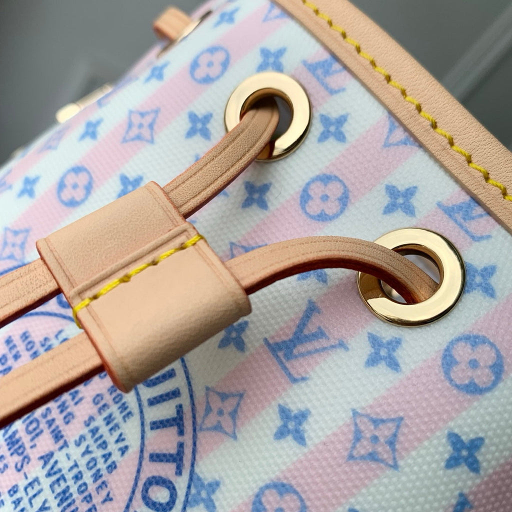 Louis Vuitton LV M29029 Nano Noé Bag LV Stamp Blue