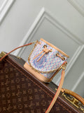 Louis Vuitton LV M29029 Nano Noé Bag LV Stamp Blue