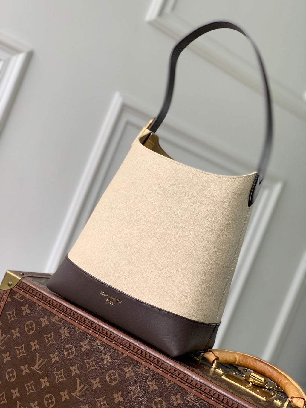 Louis Vuitton LV M29068 Low Key Hobo PM Bag Brown