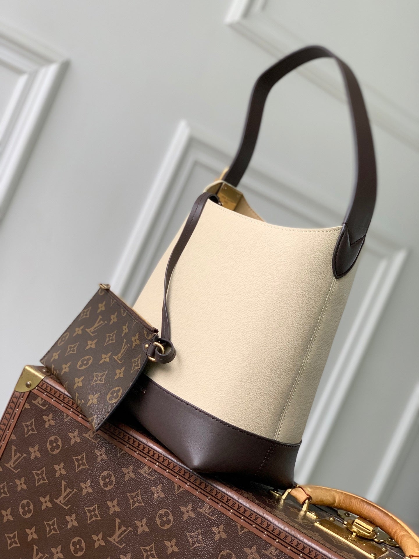 Louis Vuitton LV M29068 Low Key Hobo PM Bag Brown - Default Title - View 2