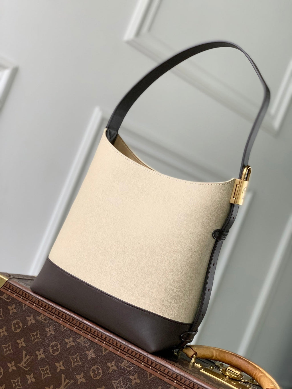 Louis Vuitton LV M29068 Low Key Hobo PM Bag Brown
