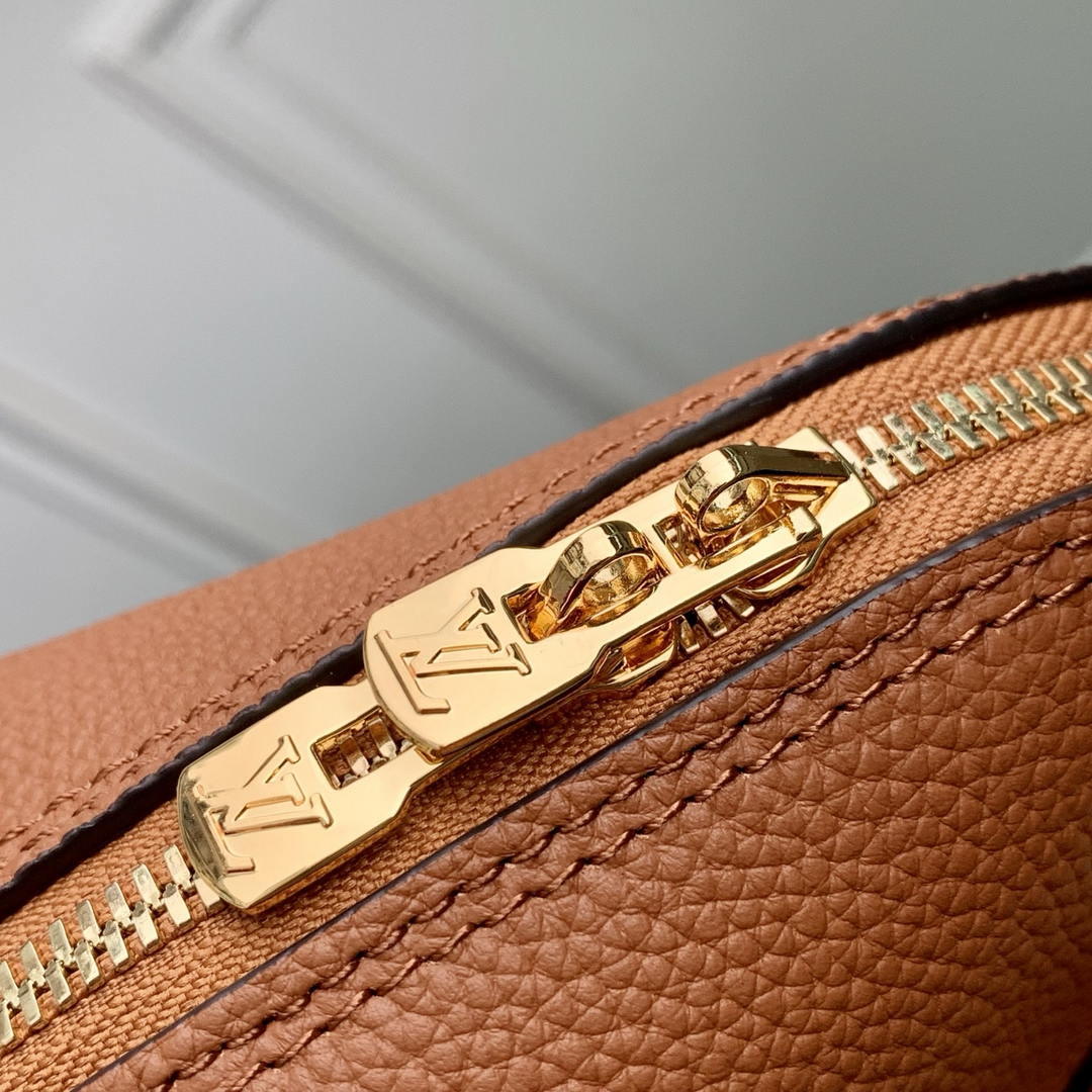 Louis Vuitton  LV M29091 Alma Trunk BB Bag Monogram Empreinte Leather Tan