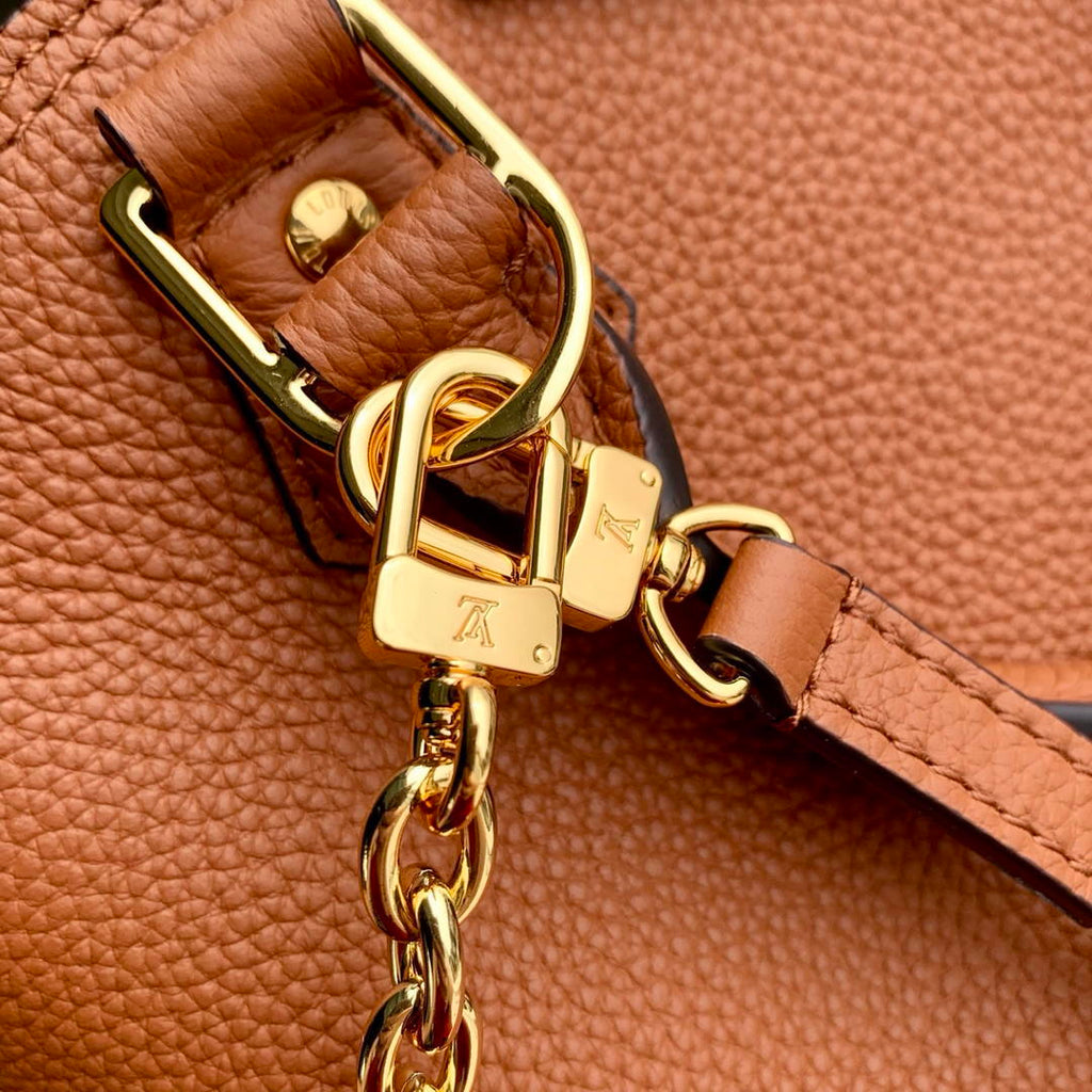 Louis Vuitton  LV M29091 Alma Trunk BB Bag Monogram Empreinte Leather Tan